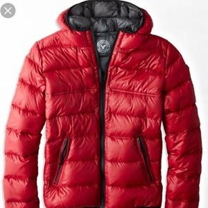 Men’s American Eagle 🦅Red Puffer Jacket! Size XL!